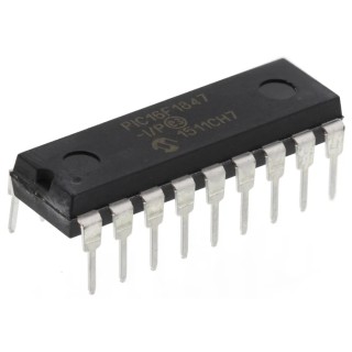 Microchip 8-Bit PIC Microcontroller 40 MHz, 8kB FLASH, 1kB RAM, 18-Pin PDIP PIC16F1847-I/P