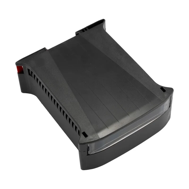 Italtronic DIN Rail Enclosure Type RAILBOX Series ABS Polycarbonate 120mm Height 101mm Length Model 10.0001450/1