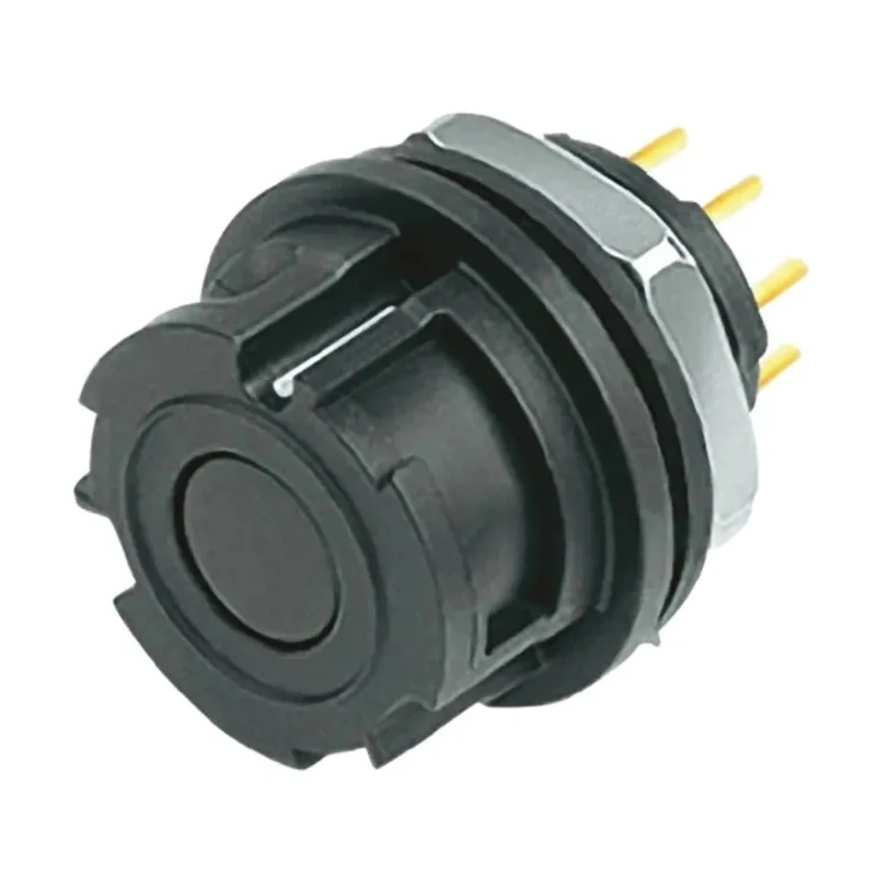 binder Circular Connector 8 Contacts Panel Mount Miniature Socket Female IP67 770 Series 09-0774-090-08