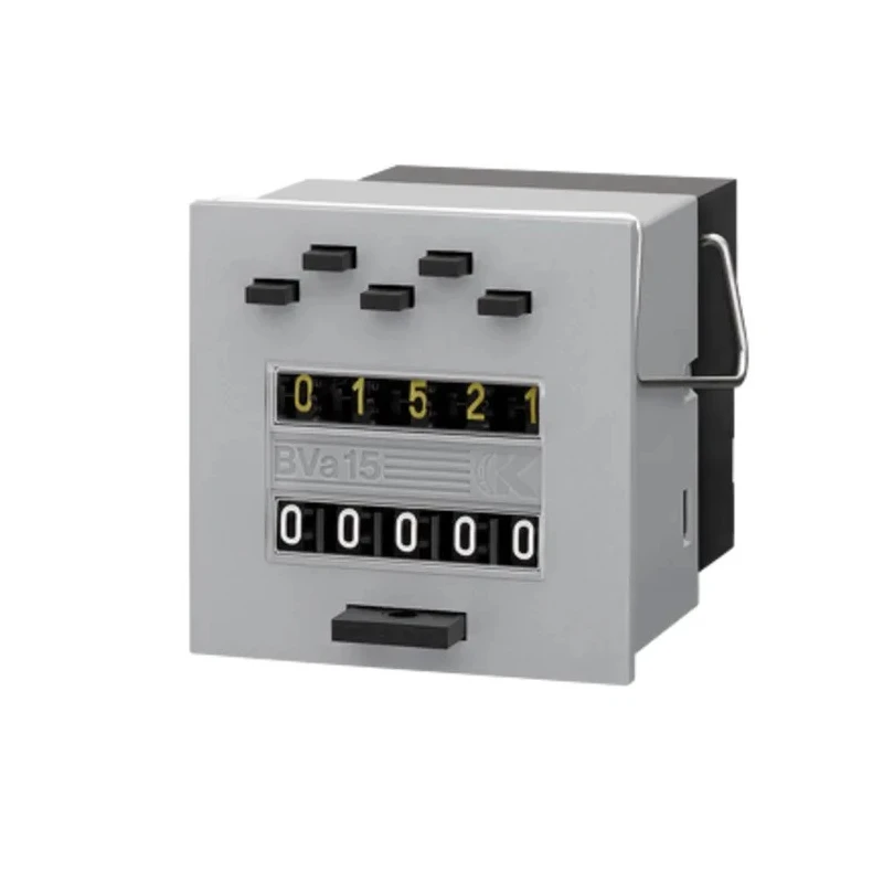 Kubler Electromechanical 5 Digit Analogue Panel Mount Counter 230V AC BVa 15.21 2.100.211.066