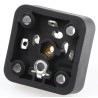 Hirschmann Solenoid Valve Connector 3+E Pole, DIN 43650 A, Screw Mount, 16A Current, Black, IP65, 40 V 932597100 GSA 3000