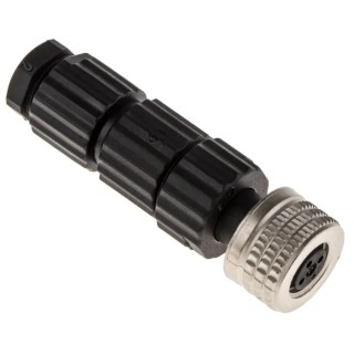 Hirschmann Industrial Circular Connector Socket, Female, 3 Contacts, Cable Mount, M8, 3A, 60V, IP67, E 933366100 ELKA 3008 V