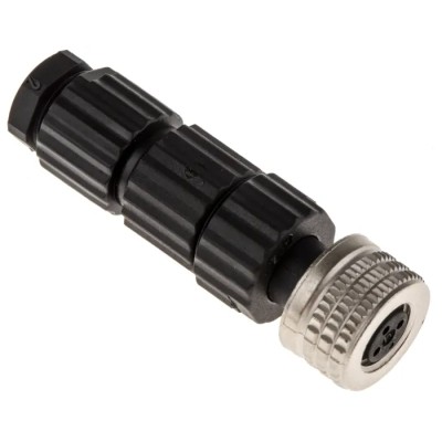Hirschmann Industrial Circular Connector Socket, Female, 3 Contacts, Cable Mount, M8, 3A, 60V, IP67, E 933366100 ELKA 3008 V