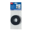 HellermannTyton Cable Tie Hook & Loop 1 m x 13mm Black Polyamide Polypropylene 130-00008 TEXTIE 1M-PA66/PP-BK