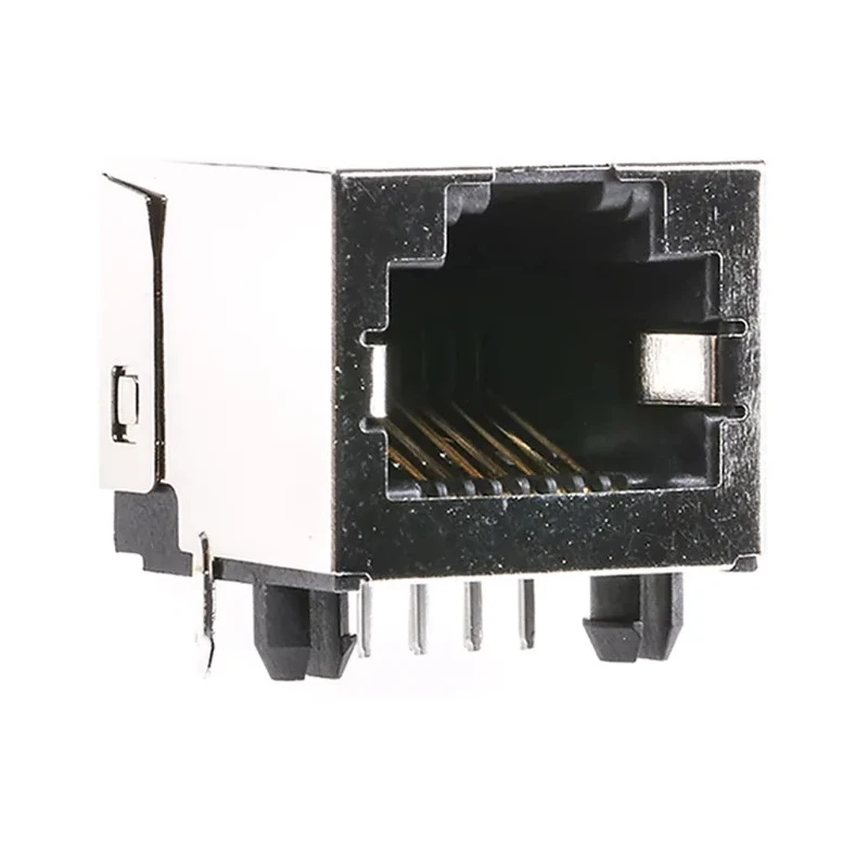 Molex 43860 Series Shielded Cat3 RJ45 Connector Female Modular Jack Through Hole Right Angle 1 Port 8 Way RJ45