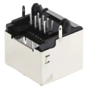 Molex 43860 Series Shielded Cat3 RJ45 Connector Female Modular Jack Through Hole Right Angle 1 Port 8 Way RJ45