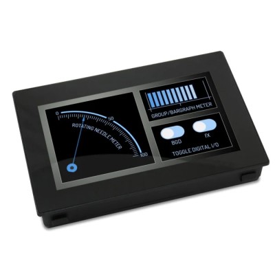 Lascar PanelPilotACE TFT Digital Panel Multifunction Meter for Current and Voltage with 4.3 inch Touchscreen 77 mm SGD 43-A