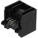 Molex RJ11 Female Through Hole Modular Jack Connector Cat3 Unshielded Right Angle 1 Port 6 Way 43860 Series