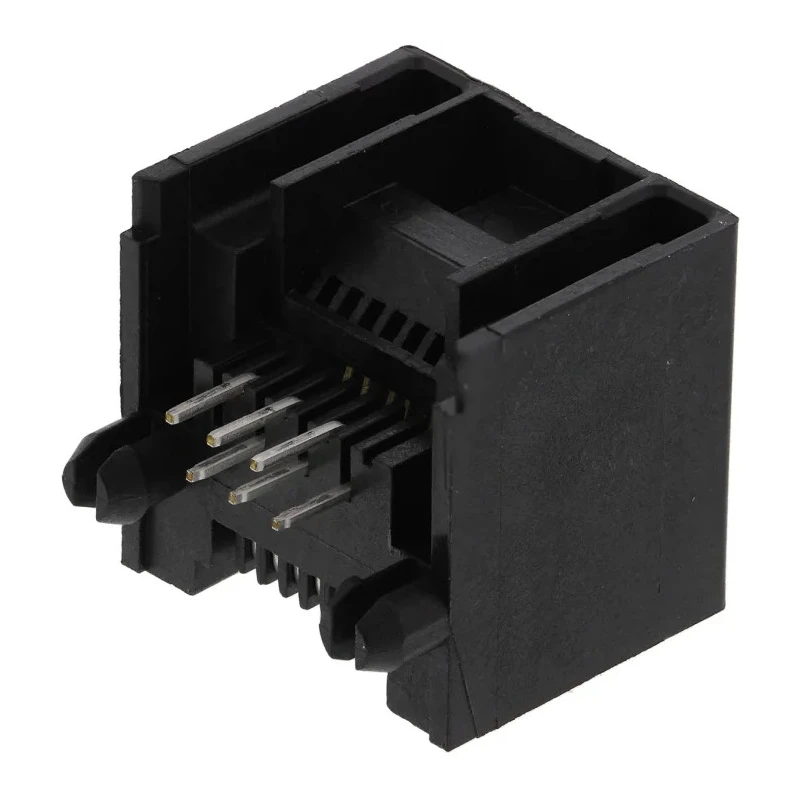 Molex RJ11 Female Through Hole Modular Jack Connector Cat3 Unshielded Right Angle 1 Port 6 Way 43860 Series