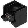 Molex RJ11 Female Through Hole Modular Jack Connector Cat3 Unshielded Right Angle 1 Port 6 Way 43860 Series