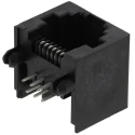Molex RJ11 Female Through Hole Modular Jack Connector Cat3 Unshielded Right Angle 1 Port 6 Way 43860 Series