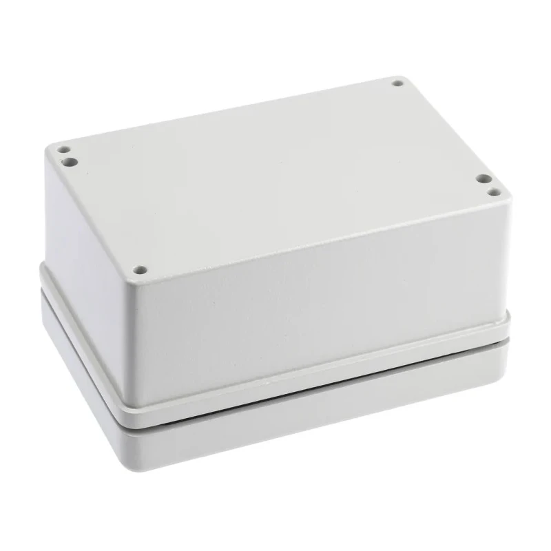 ROLEC Conform Series Die Cast Aluminium Enclosure, Grey Lid, IP67, IP66, 67 mm Height, 129 mm Length, 84 mm Width IP67