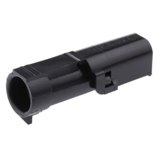 Delphi Weather-Pack Automotive Connector Male Black Cable 1 Way Crimp Termination 20A Current 12010996