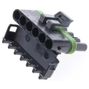 Delphi Weather-Pack Automotive Connector Female Black Cable 6 Way Crimp Termination 12015799