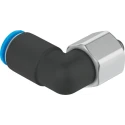 Festo Pneumatic Rotary Union Polybutylene Terephthalate Material Push-in Tube Connection 6mm 14 bar Max Pressure QSRL-M5-6