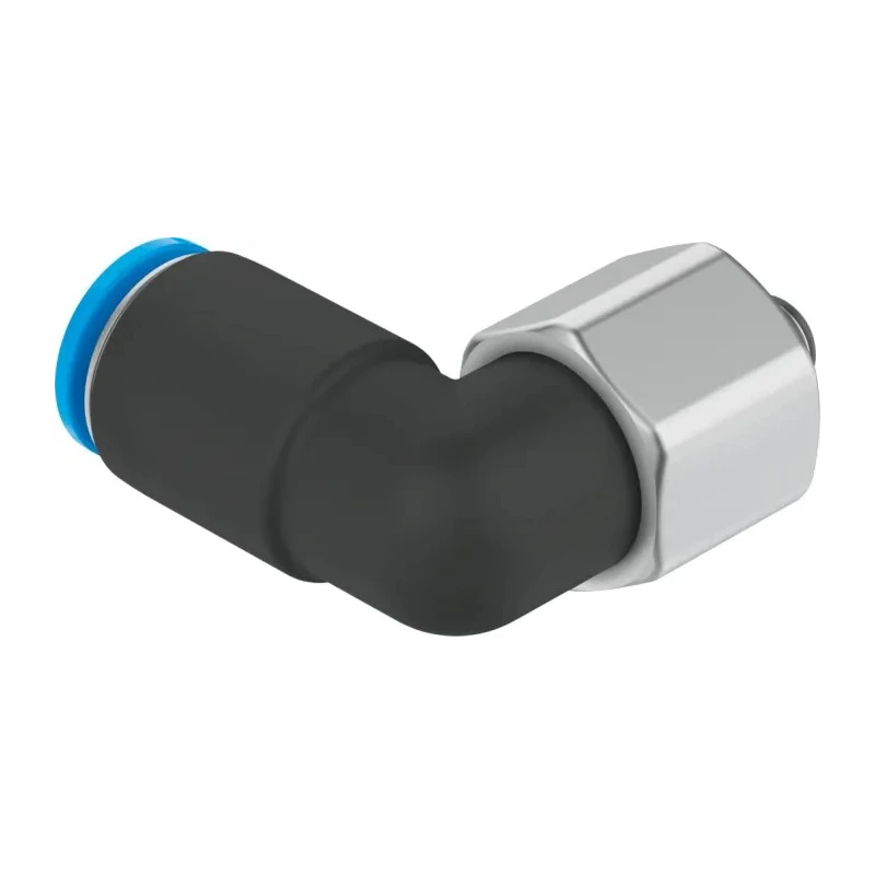 Festo Pneumatic Rotary Union Polybutylene Terephthalate Material Push-in Tube Connection 6mm 14 bar Max Pressure QSRL-M5-6