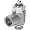 Festo Flow Regulator Flow Controller , High Alloy Steel, 10 bar Max Pressure, Female Inlet, German Origin CRGRLA-1/2-B