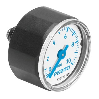Festo 27 mm M5 MNPT Pressure Gauge 10 bar MA-27-10-M5