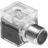 Festo Solenoid Valve Connector Female Indicator Light 24 V AC/DC MSSD-EB-M12-MONO