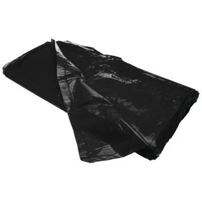 RS PRO Black, Yellow Polythene Bin Bag 80L Capacity, 200 Per Pack YL2936L1R
