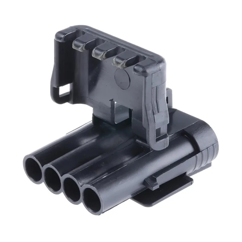 Delphi Weather-Pack Male 4 Way Black Automotive Connector Cable Crimp Termination 12020830