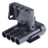 Delphi Weather-Pack Male 4 Way Black Automotive Connector Cable Crimp Termination 12020830