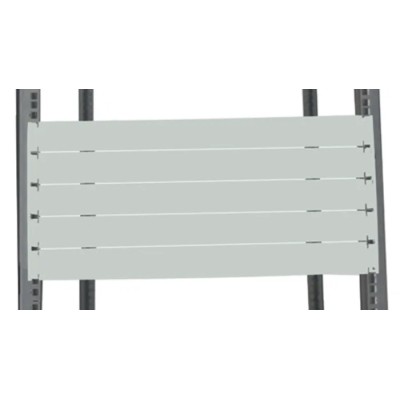 RS PRO Grey Steel 2U 483 mm 9mm Rack Panel 802-0229