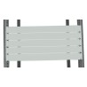 RS PRO Grey Steel 2U 483 mm 9mm Rack Panel 802-0229