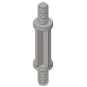 Essentra Nylon PCB Support Pillar 9.5 mm Height, 24.7 mm Overall Height, 4 mm PCB Hole, 7.1 mm Support Base CBS-TMM-M4-06-01