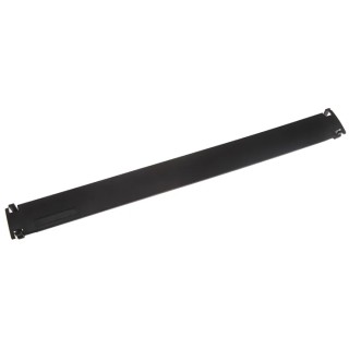 RS PRO Black ABS Server Rack Blanking Panel 1U 483 mm Length 6 mm Width 802-0260