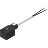 Festo Plug Connector for Pneumatic Valves with LED Switching Position Indicator 5m Cable Length KMF-1-24DC-5-LED