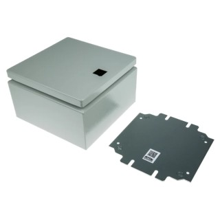 Rittal KX Series Sheet Steel Wall Box IP66 Protection, 200 mm x 200 mm x 120 mm IP66
