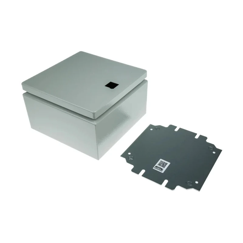 Rittal KX Series Sheet Steel Wall Box IP66 Protection, 200 mm x 200 mm x 120 mm IP66