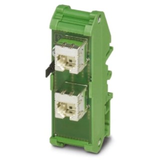 Phoenix Contact RJ45 Series DIN Rail Mount Patch Panel with IP20 Protection RJ45