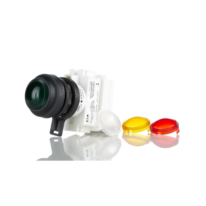 Eaton Panel Mount LED Pilot Light 30 mm Cutout, 250 V AC/DC, IP66, Round, Plastic Body GHG4188170R0051