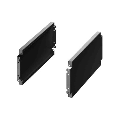 Rittal Plinth Panels Sheet Steel Black RAL 9005 300mm Width 300mm Depth 200mm Height for Use with AX Enclosures 2820320