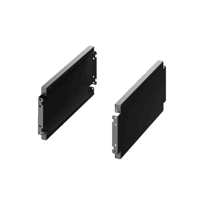 Rittal Plinth Panels Sheet Steel Black RAL 9005 300mm Width 300mm Depth 200mm Height for Use with AX Enclosures 2820320