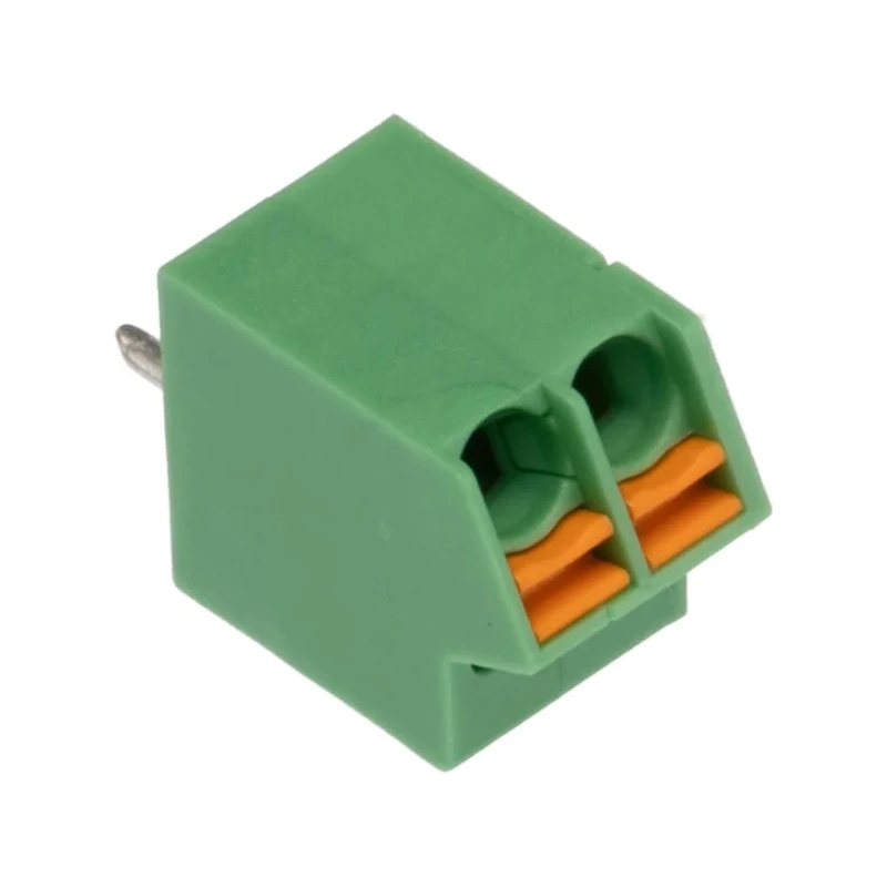 Phoenix Contact 5, SPTA 1/2-3 Series Right Angle PCB Terminal Block, 2 Contacts, 3.5 mm Pitch, 400V, 13.5A 1752104