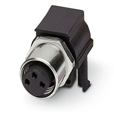 Phoenix Contact Circular Connector Panel Mount M8 Socket Female 3 Contacts 4A IP67 SACC Series 1524788