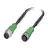 Phoenix Contact Sensor Actuator Cable Female 4 Way M12 Straight to Male 4 Way M12 Straight 3m 300V 1668386