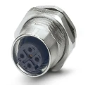Phoenix Contact Circular Connector 5 Contacts Bulkhead Mount M12 Plug Female IP67 SACC Series 1542761