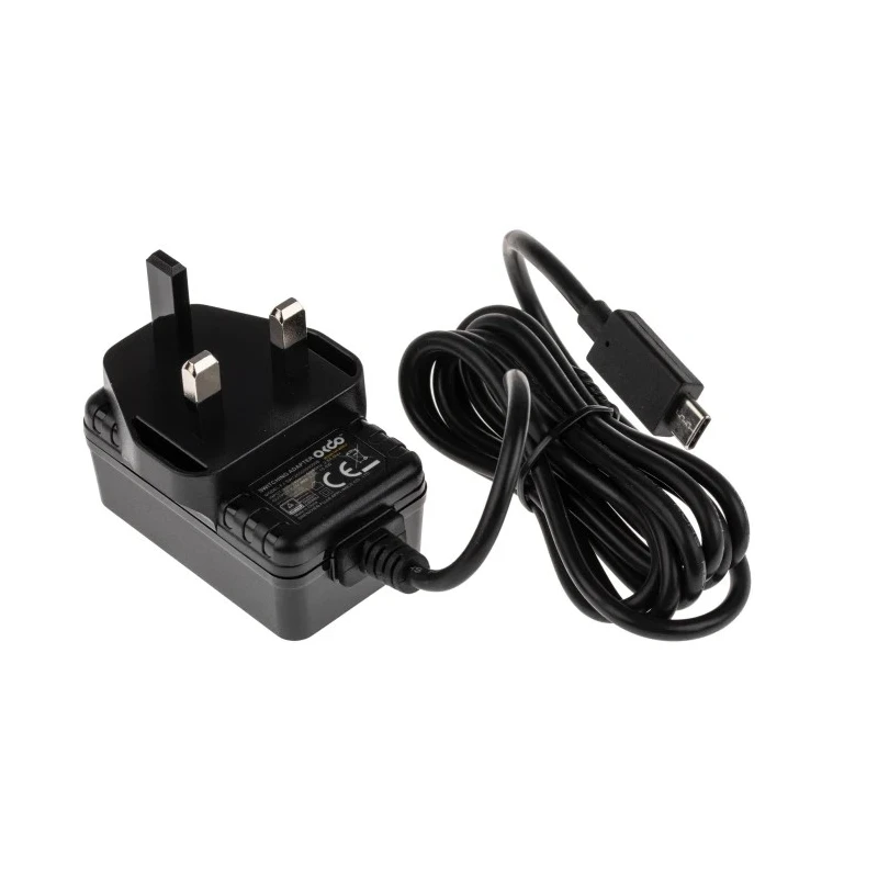 Okdo Raspberry Pi Power Supply USB Type C with UK Plug, 5V 3A 15W, 1.5m Cable FJOS2003011