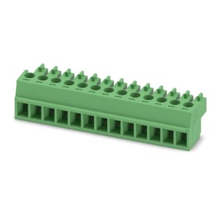 Phoenix Contact MC 1.5/13-ST-3.81 Pluggable Terminal Block, 13-Contact, 3.81 mm Pitch, 8A Current, Polyamide 1803688