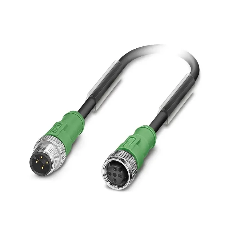 Phoenix Contact Sensor Actuator Cable Female 4-way M12 to Male 4-way M12, Straight, Polyurethane Jacket, 10 m, 250V 1500402