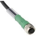 Phoenix Contact 8 Way Straight to Female 8 Way Unterminated Sensor Actuator Cable 10m 30V Polyurethane Jacket 1520372