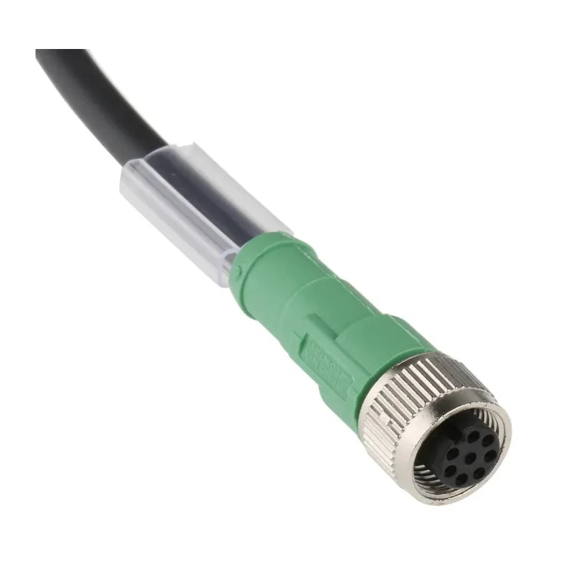 Phoenix Contact 8 Way Straight to Female 8 Way Unterminated Sensor Actuator Cable 10m 30V Polyurethane Jacket 1520372