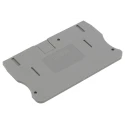Phoenix Contact D-PT 10 Series Grey Polyamide End Cover for Modular Terminal Block 3212057