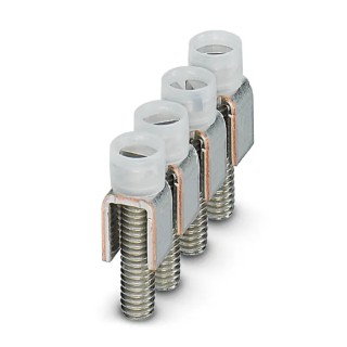 Phoenix Contact Fixed Bridge Accessory FBI4-8 Series for Modular Terminal Block 24 A Copper Silver China