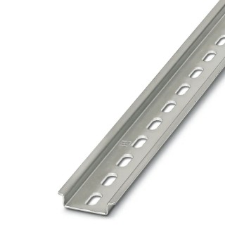 Phoenix Contact Steel DIN Rail, 2 Meter Length, Perforated Steel NS 35/7.5 BLK PERF 2000MM 0801759