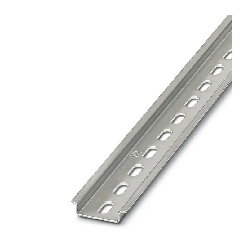 Phoenix Contact Steel DIN Rail, 2 Meter Length, Perforated Steel NS 35/7.5 BLK PERF 2000MM 0801759